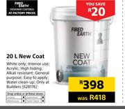 Fired Earth New Coat-20Ltr
