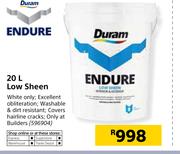 Duram Endure 20Ltr Low Sheen