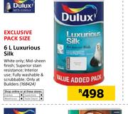 Dulux 6Ltr Luxurious Silk