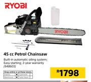 Ryobi 45 cc Petrol Chainsaw