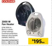 Goldair 2000 W Fan Heater GFM 2000 A-Each