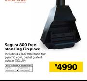 Megamaster Segura 800 Free Standing Fireplace