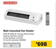 Goldair Wall Mounted Fan Heater