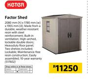 Keter Factor Shed
