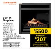 Megamaster Built In Fireplace
