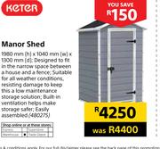 Keter Manor Shed