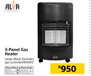 Alva 3 Panel Gas Heater