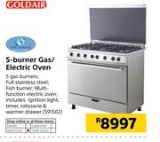 Goldair 5 Burner Gas/ Electric Oven