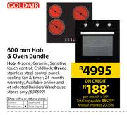 Goldair 600mm Hob & Oven Bundle 
