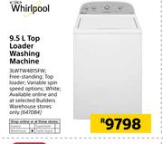 Whirlpool 9.5Ltr Top Loader Washing Machine 3LWTW4815FW