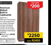 Home & Kitchen (American Walnut) Built In Cupboards-1220mm x 2100mm