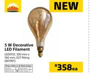 Radiant 5W Decorative LED Filament LED0112