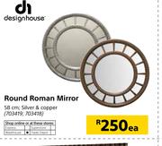 Designhouse Round Roman Mirror 58cm-Each
