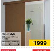 Slider Styla 890mm x 2070mm