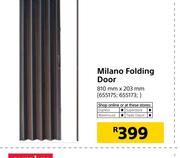Milano Folding Door 810 x 203mm