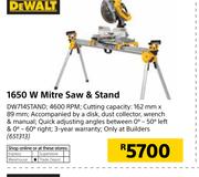 Dewalt 1650W Mitre Saw & Stand DW714STAND