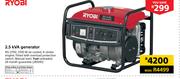 Ryobi 2.5 Kva Generator RG-2700