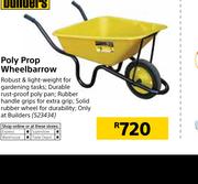 Builders Poly Prop Wheelbarrow