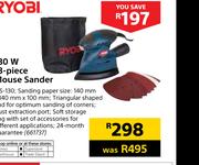 Ryobi 130W 13 Piece Mouse Sander
