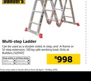 Builders Multi Step Ladder