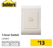 Builders 1 Lever Switch