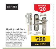 Dortello Mortice Lock Sets