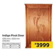 Indigo Pivot Door 1200mm x 2032mm