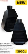 Megamaster Dura 600 Free Standing Fireplace-Each