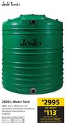 Jojo Tanks 2500Ltr Water Tank 1860mm x 1420mm