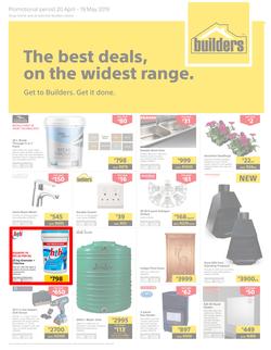 Builders East London : The Best Deals On The Widest Range (20 Apr - 19 May 2019), page 1