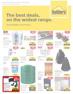 Builders East London : The Best Deals On The Widest Range (20 Apr - 19 May 2019), page 1