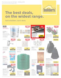 Builders East London : The Best Deals On The Widest Range (20 Apr - 19 May 2019), page 1
