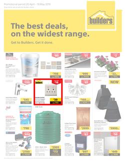 Builders East London : The Best Deals On The Widest Range (20 Apr - 19 May 2019), page 1