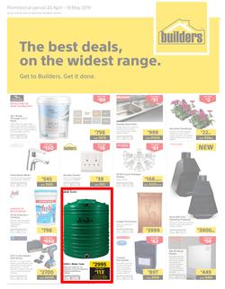 Builders East London : The Best Deals On The Widest Range (20 Apr - 19 May 2019), page 1