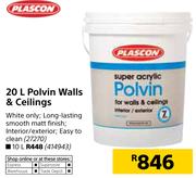 Plascon 10Ltr Polvin Walls & Ceilings