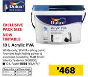 Dulux 10Ltr Acrylic PVA