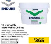 Duram Endure 10Ltr Smooth Matt Wall & Ceiling