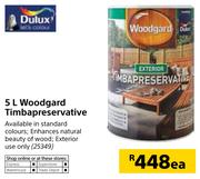 Dulux 5Ltr Woodgard Timbapreservative-Each