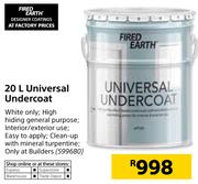 Fired Earth 20Ltr Universal Undercoat