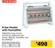 Goldair 4 Bar Heater With Humidifier