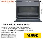 Megamaster 1m Contractors Built In Braai