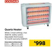 Goldair Quartz Heater