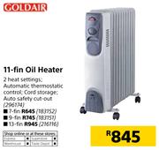 Goldair 9 Fin Oil Heater