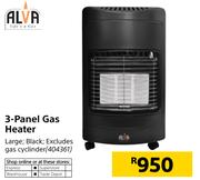 Alva 3 Panel Gas Heater