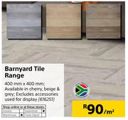 Barnyard Tile Range-400mm x 400mm Per Sqm