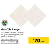 Gala Tile Range-330mm x 330mm Per Sqm