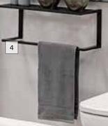 Builders Lusso Towel Rack Wall Mounted