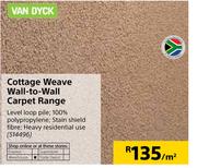 Van Dyck Cottage Weave Wall-To-Wall Carpet Range-Per Sqm