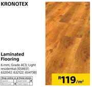 Kronotex 6mm Laminated Flooring-Per Sqm