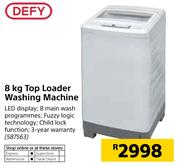 Defy 8Kg Top Loader Washing Machine